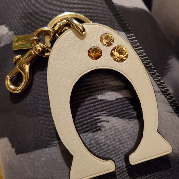 Coach big C bag charm/ Keychain - Picture 1 of 3